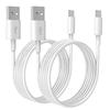 MFi Certified USB-A to Lightning Cable for Apple iPhone 15, iPad, and Earphones