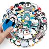 50 Cute Penguin Graffiti Stickers - Cartoon Animals for DIY, Skateboards, Phones, Luggage - Waterproof