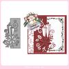 Christmas Lace Frame Metal Cutting Die Scrapbooking Photo Album Embossing Paper Card Crafts Die Cut