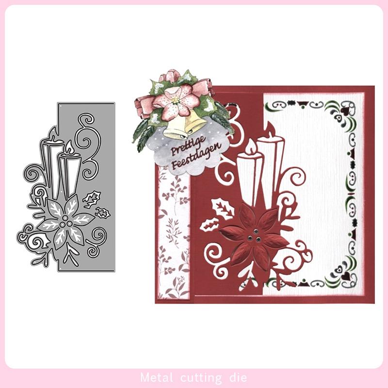 Christmas lace frame Metal Cutting Die Scrapbooking Photo Album Embossing Paper Card Crafts Die Cut