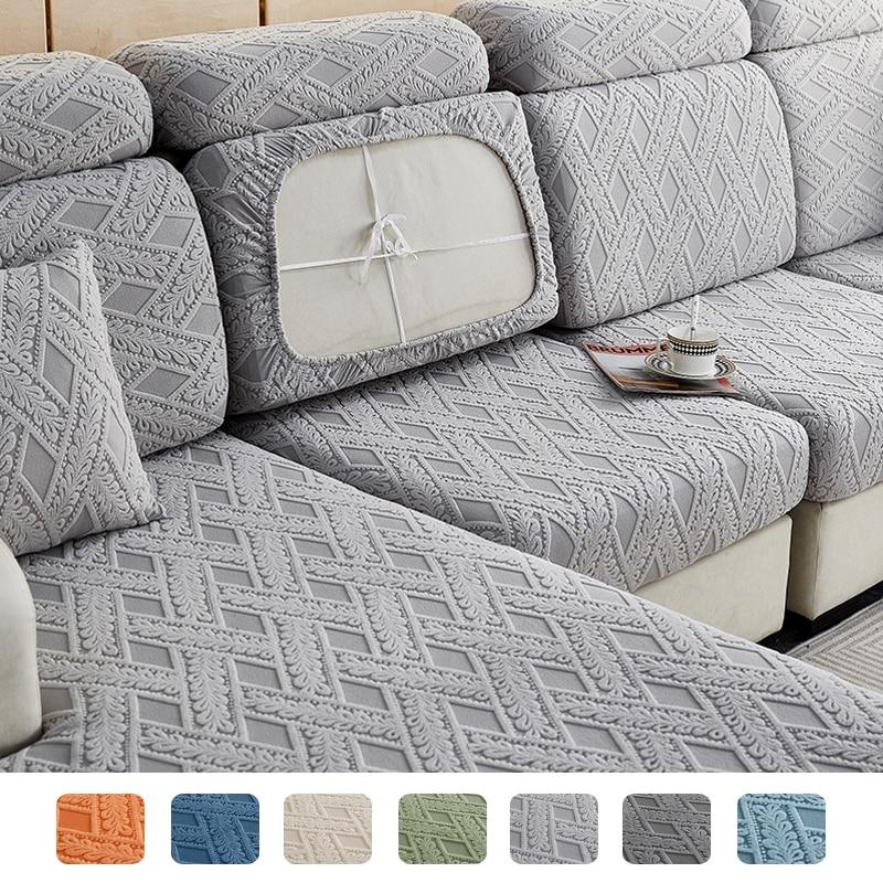 Huse de perne de canapea din pluș elastic de înaltă calitate pentru perne individuale Huse de perne de canapea Huse de perne de scaun, mai groase