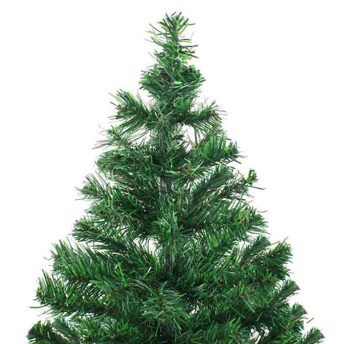 Arbre de Noël artificiel - MAISON EXCLUSIVE - pré-éclairé/boules - 210 cm - 910 pointes - LED