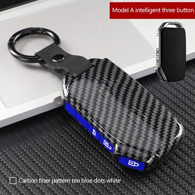 Carbon Car Smart Remote Key Case Cover for Kia Sportage K5 DL3 Niro Telluride Seltos Soul SK3 Ceed CD Sorento MQ4 2022