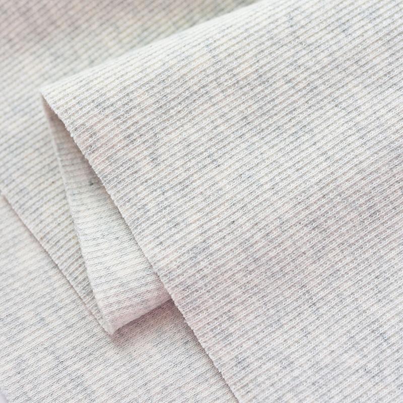 Tecido Canelado Algodão Elastano Tricô Elástico Punho Cós Perna Braços Moletom Parte Inferior Camiseta Tops Acabamento Canelado Jersey Tecido Canelado