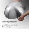 Yi Pan 50cm Thickened Stainless Steel Wok