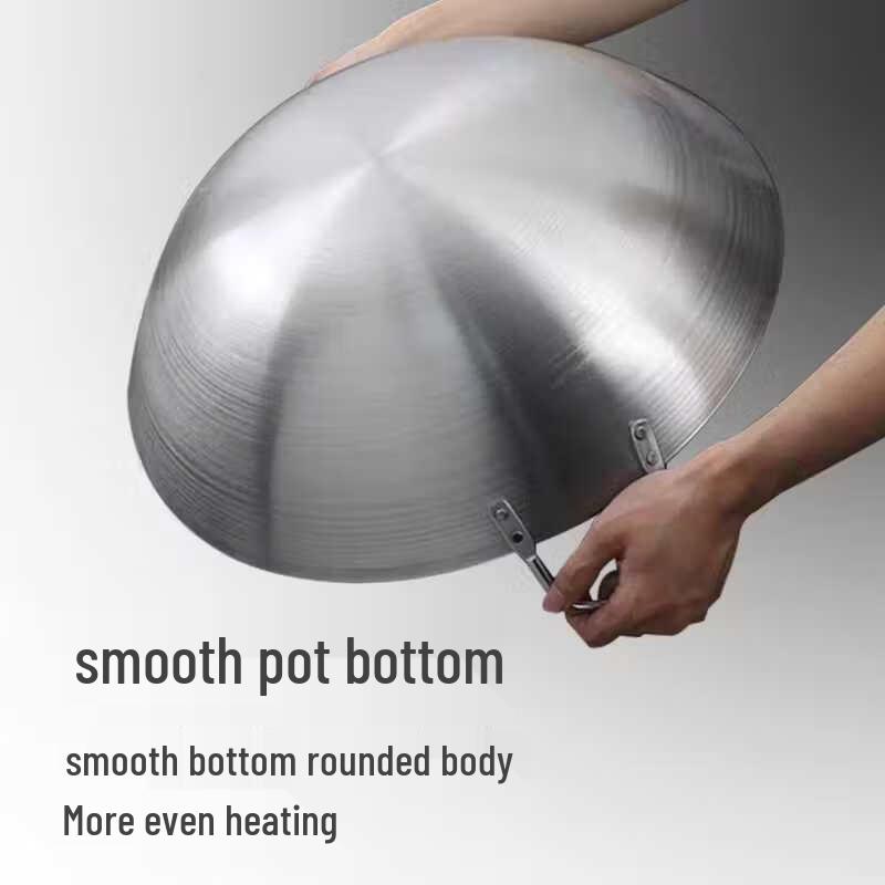 Yi Pan 50cm Thickened Stainless Steel Wok