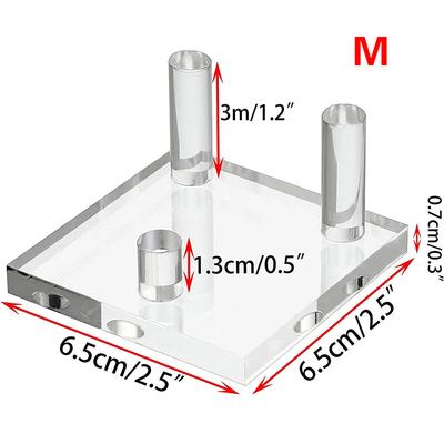 Acrylic Display Stand Holder Suport Shelf Base For Minerals Rock Specimens Geode Stones Jewelry Small Collectibles Display Rack