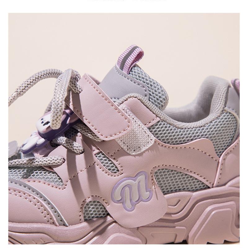 Lente Nieuwe Mode All-match Meisjes Ademend en Comfortabel Zachte Zool Hardlopen Casual Sportschoenen