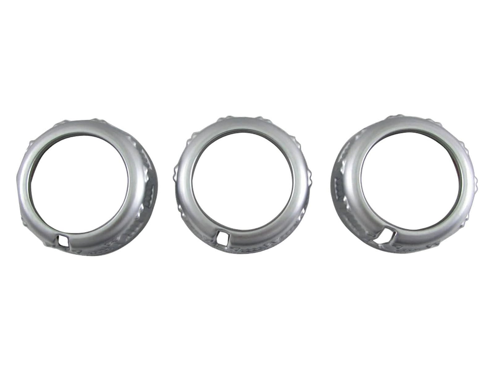 

BRIGHTZ Кольцо регулятора кондиционера с сатиновым серебристым покрытием Mitsubishi Fuso Bluetec Canter [ГРУЗОВИК-S-077] Bluetec Canter