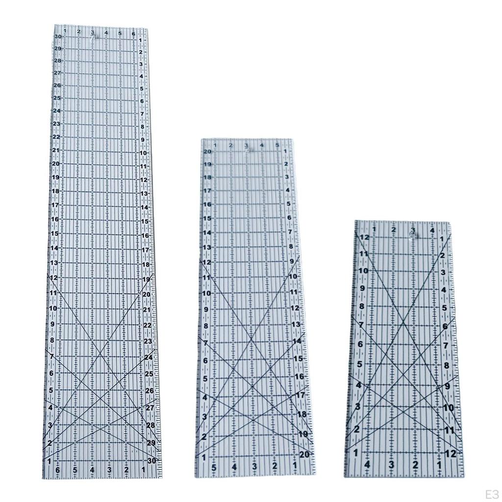 9inch Quilting Template Sewing Machine Domestic Templates DIY Ruler for Simple Clothing
