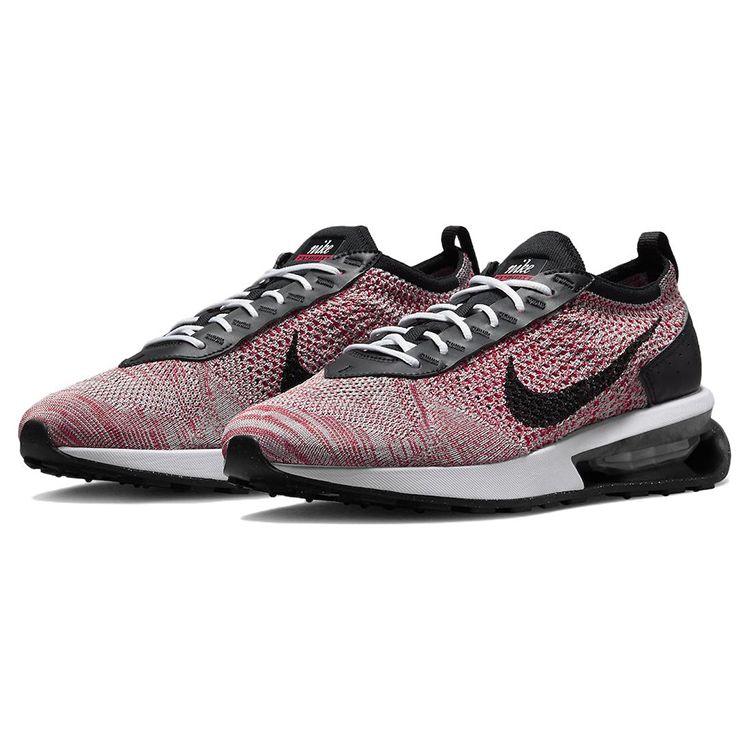 Nike Air Max Flyknit Racer University Red Men Sneakers Black Wolf-Grey White FD2764-600