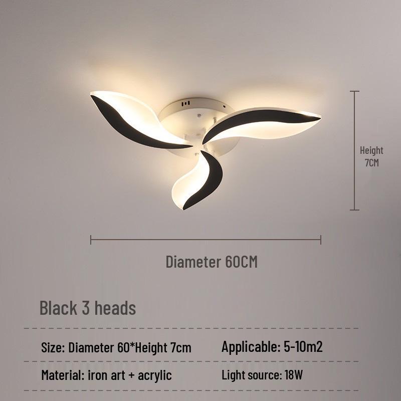 Cross-Border LED Creative Ceiling Light for Living Room & Bedroom - Modern, Simple, Acrylic Design