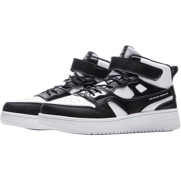 Li-Ning Comfortable Versatile Warm High-Top Kids Skate Shoes Kids Sneakers Black YKCU250-13