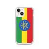Phone Case – Flag of Ethiopia – Compatible iPhone 14 – Soft Case – Resistant and Shockproof - Silicone - Pixelforma
