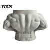 Eco-friendly Desk Decor 3D Printed Pen Holder, Bodybuilder Torso Shape, Muscular Fitness Macho Muscle Accessory Organizer, Creative Desktop
