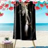 Fia Death Print Beach Towel, Large Soft Quick Dry Towel for Beach Camping Swimming