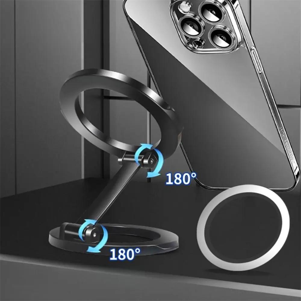 FANGTUOSI 2025 Foldable Magnetic Phone Holder for Magsafe Gym Treadmill Universal Folding Car Holder Magnetic Smartphone Stand
