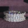 Luxury Multi-Row 3A Zircon Micro-Inlaid Diamond Eternal Ring - Phantom R4575