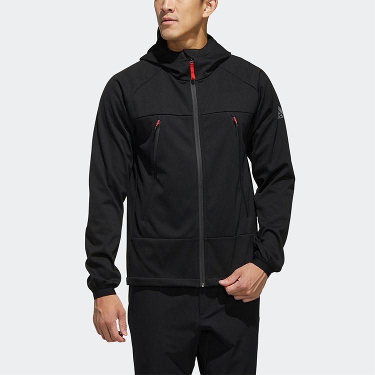 adidas Jackets Men's Black Hooded Moderate Other EH3945