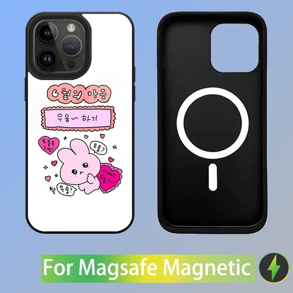 Korea G-Gosimperson Niedliche Handyhülle Für iPhone 15,14,13,12,11,Plus,Pro,Max Mini Magsafe Magnetische Kabellose Aufladung