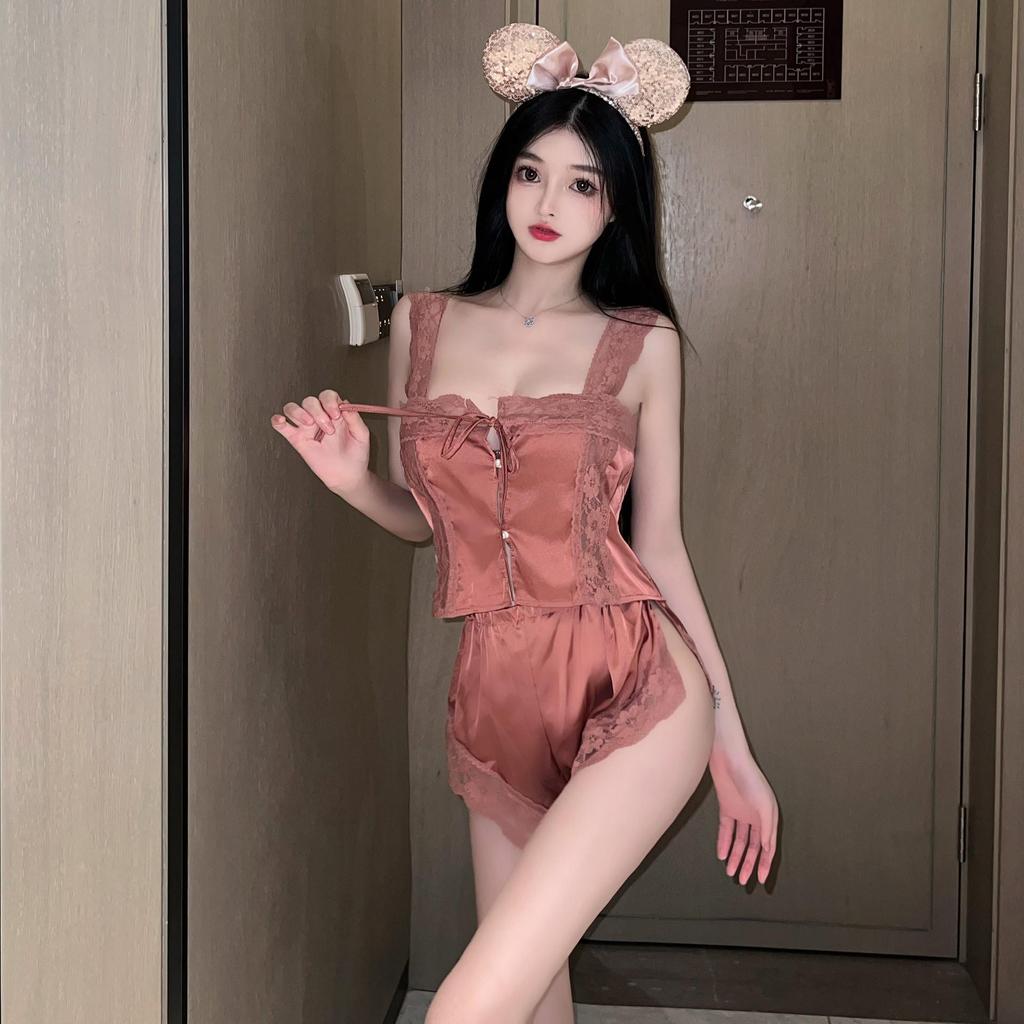 Czysta Pożądanie Przezroczysty Zestaw Bielizny Ślubnej - Namiętna i Kusząca Damska Bielizna Domowa