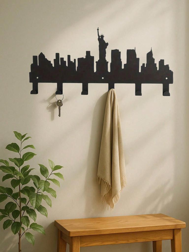 PC Metal Key Hook: Liberty/Elk Design, Wall Hook, Rustproof Decor for Home