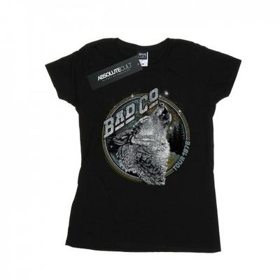 Bad Company Womens/Ladies Wolf Tour 1976 Cotton T-Shirt