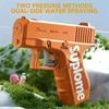 Prank Water gun Toy Handheld Manual Two-Way Water Gun Summer Mischievous Water Toy Children Outdoor Swimming Pool Toy Beach Gift