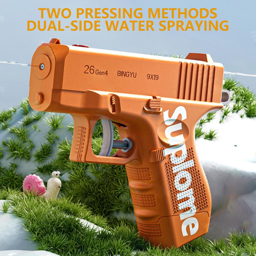 Prank Water gun Toy Handheld Manual Two-Way Water Gun Summer Mischievous Water Toy Children Outdoor Swimming Pool Toy Beach Gift
