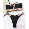 Bandeau Bikini Set Micro Bikini Set Sexy Swimsuits For Women Swimwear Bathing Suits Ruffle Swimming Suit Beachwear Thong Biquini