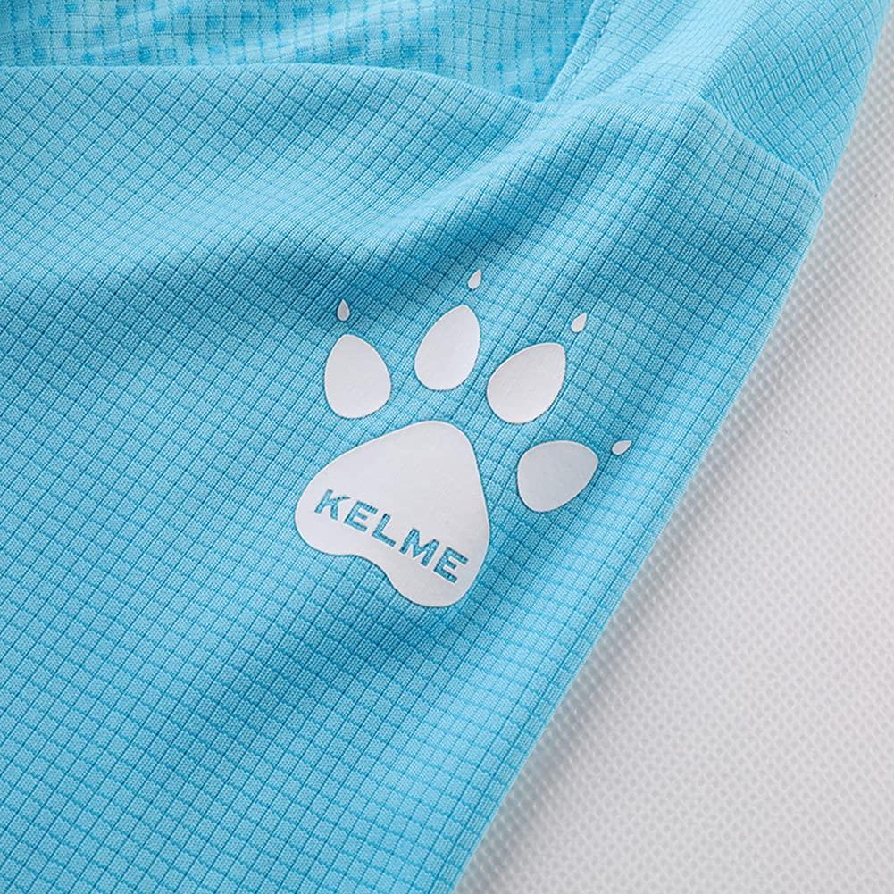 Kelme Men's Soccer Uniform Set, T-Shirt and Pants (Light Blue, Size M)