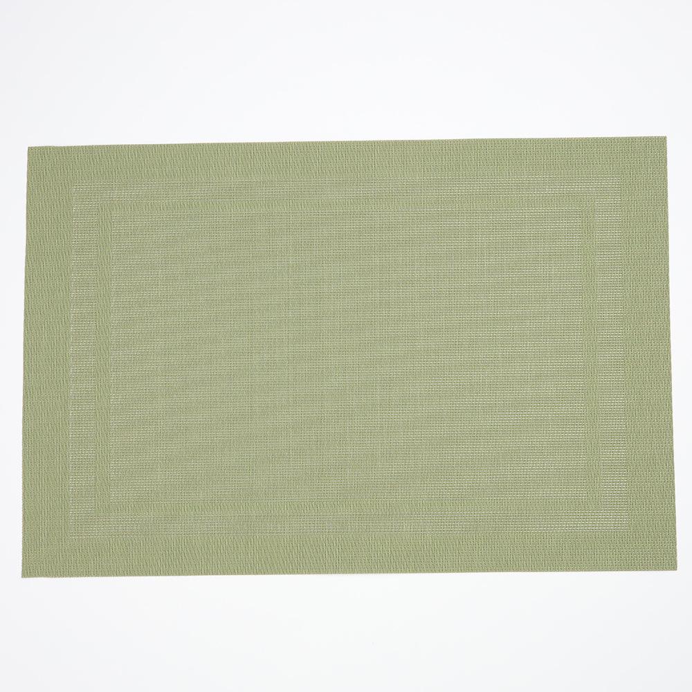 Placemats Set of 4, Heat-Resistant Woven Vinyl Placemat, Non-Slip Washable PVC Table Mat, Easy to Clean Premium Plastic Mats
