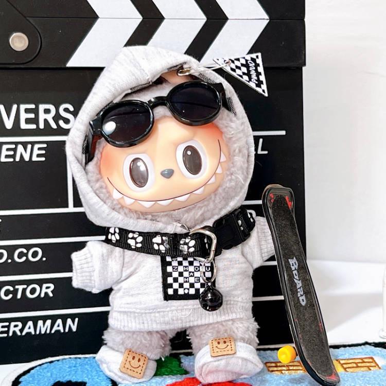 Labubu Vinyl Doll - Plush Toy with Changeable Clothes and Accessories