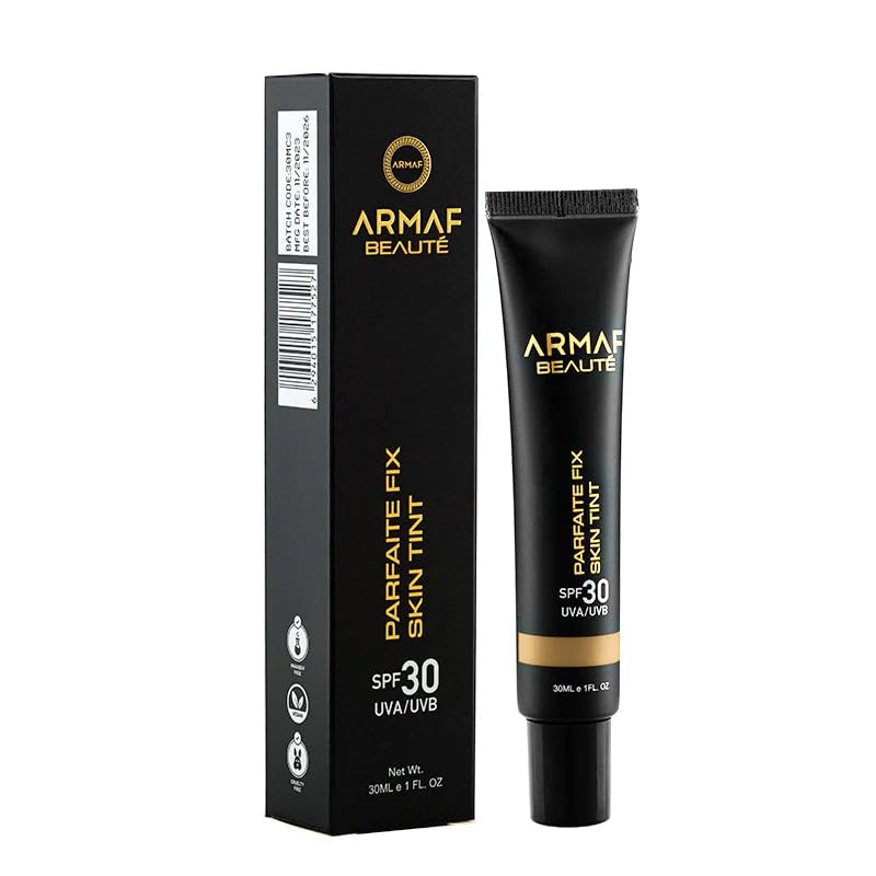 Armaf Beauté Parfaite Fix - Тональный крем-тинт | Увлажняющее средство с тоном и SPF 30 для защиты от солнца | Полуматовый финиш | Натуральный, 30 мл/1 жидк. унция