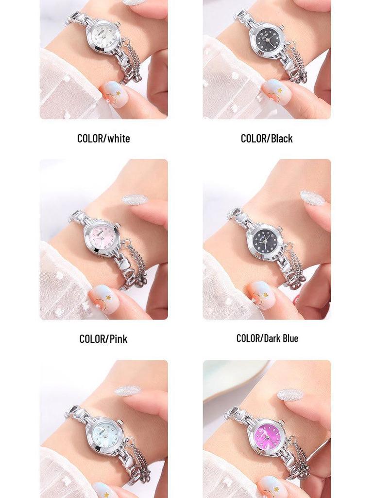 AIYISHI Love Yishi Fashion Trend Women's Quartz Watch with Bracelet - Designed for Students (Model 1869).