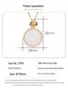 Pendentif Qian Duoduo Style Cour avec Jade Blanc Gras de Mouton Hetian et Collier en Cuivre Plaqué Or