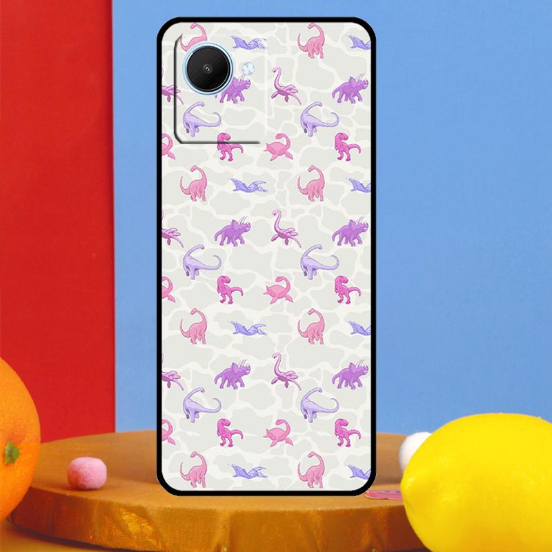 Dinosaur Collage For Realme 15 Pro 10 11 12 13 14 Pro Plus GT6 GT7 C61 C67 C63 C71 C55 C51 C65 C53 C75 Case