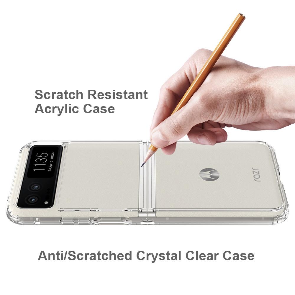 Clear Acrylic Case for Motorola Razr 60 Ultra, Razr 60, Razr 50
