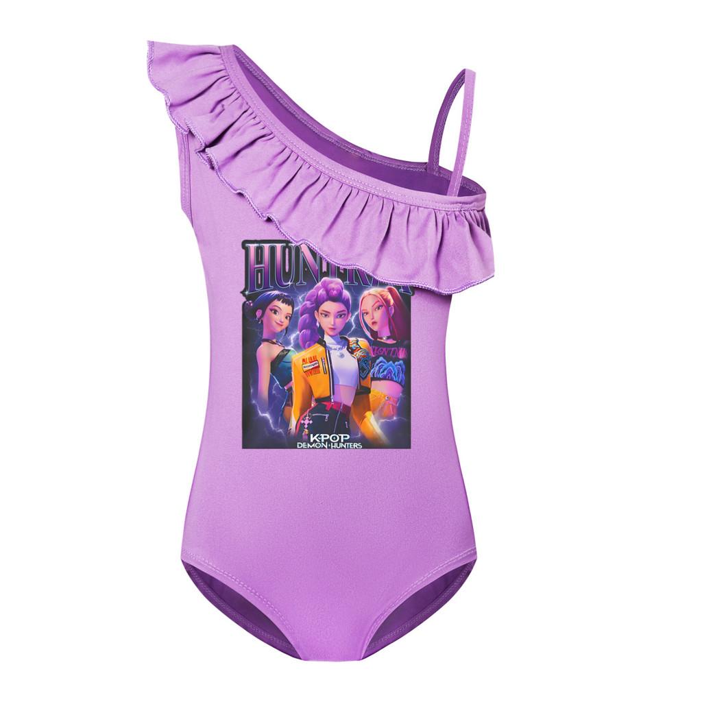 5029 Kids Girls Rumi Mira Zoey Print Swimsuit Swimming One-piece Bodysuit Swimwear