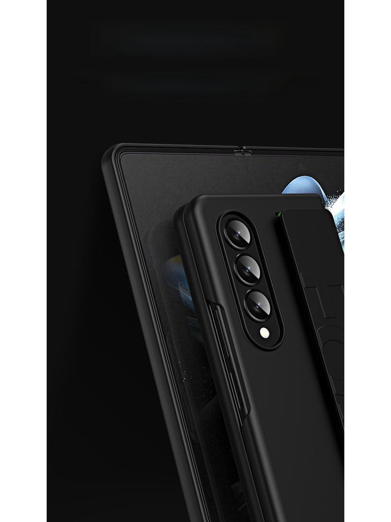 "Protective Case with Elastic Wristband for Samsung Z Fold6/5/4/3/2 - Anti-Fall, Folding Screen Compatible"