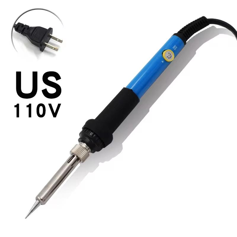 60W Electric Soldering Iron EU/US/UK Plug Temperature Adjustment Soldering Iron Household Electronic Welding Repair Tool
