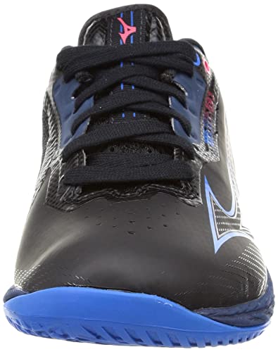 Mizuno Wave Drive NEO 3 Table Tennis Shoes, Black/Blue/Red, Size 25.0 Cm, 2E