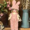 30cm BJD Toddler Princess Doll with Long Hair and Flower Accessory