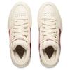 Li Ning Wave MID FLEECE Thermal Slip Resistant Mid Top Skateboard Shoes Men's Beige Red AGCU159-1