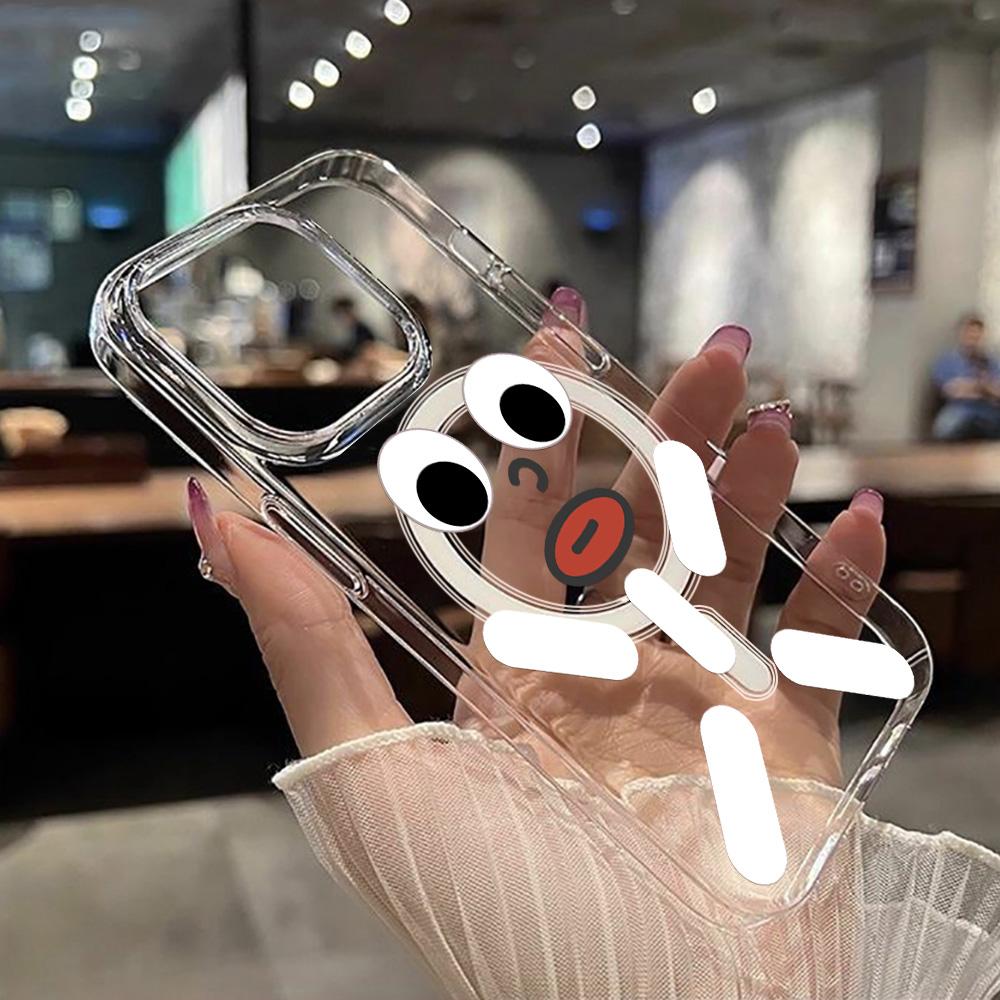 Magnetic Phone Case for iPhone 12 14 16 17 Pro 17 16 15 14 13 12 Pro Max  12 13 14 15  16 High Quality Shockproof Shell Full Protection Cute Style