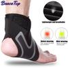 1 Pc Sport Compression Ankle Support Ankle Stabilizer Brace Tendon Pain Relief Strap Foot Sprain Injury Wrap Basketball Football