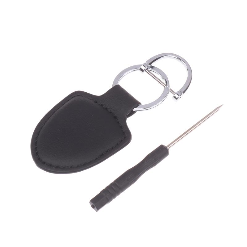 

Car Pu Leather Shield-Shaped Key Chain Key Ring Men And Women Bag Pendant Holiday Gift Auto Decorative Accessories чорний