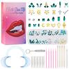 Dental Diamond Tooth Decoration, Tooth Diamond Tool Diy Set, Tooth Sticker, Diamond Love Horse Eye Decoration