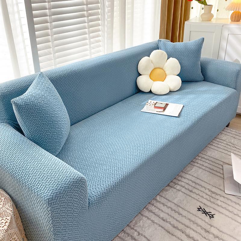All-Inclusive Elastic Universal Sofa Cover Sofa Cushion Sofa Cover Cloth Sofa Towel Double Three-Seat Combination Sofa