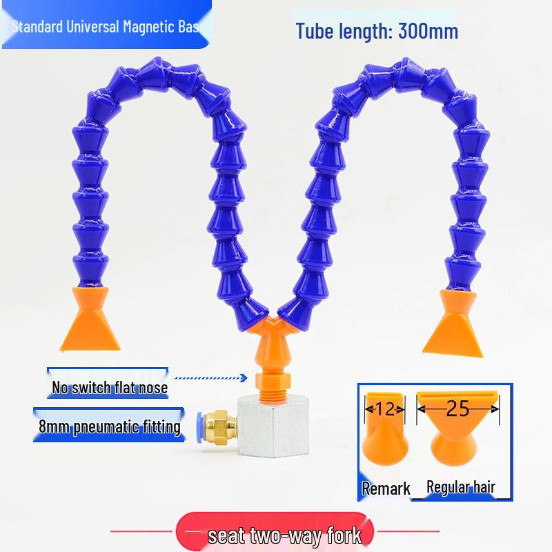 Adjustable Magnetic Base Air Nozzle with Universal Gooseneck Tube